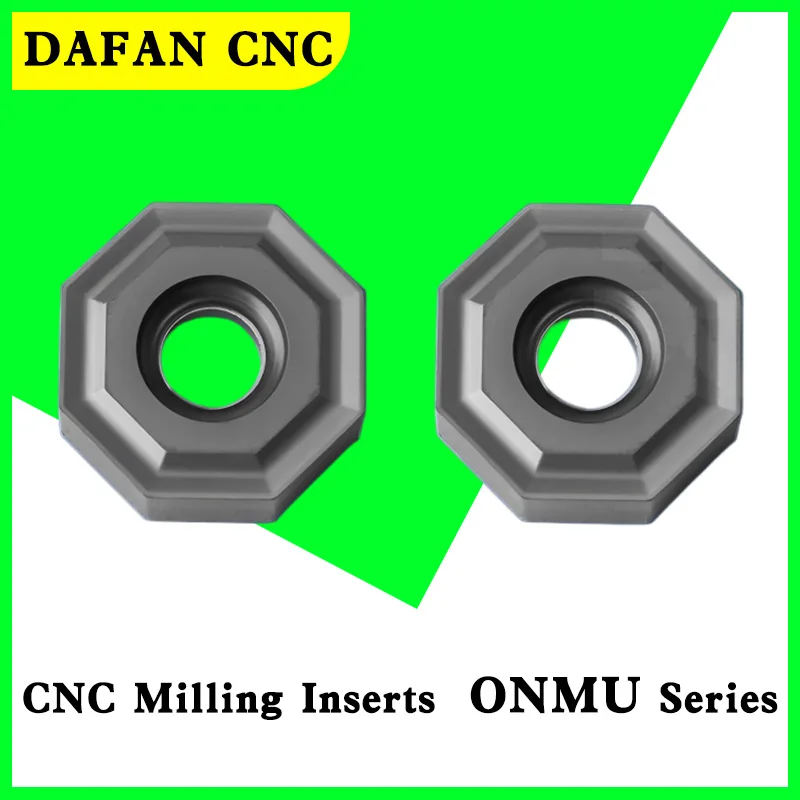 ONMU050404 Heavy Duty Octagon 16-Edge Carbide CNC Milling Insert, for Steel/Stainless, Precision Machining