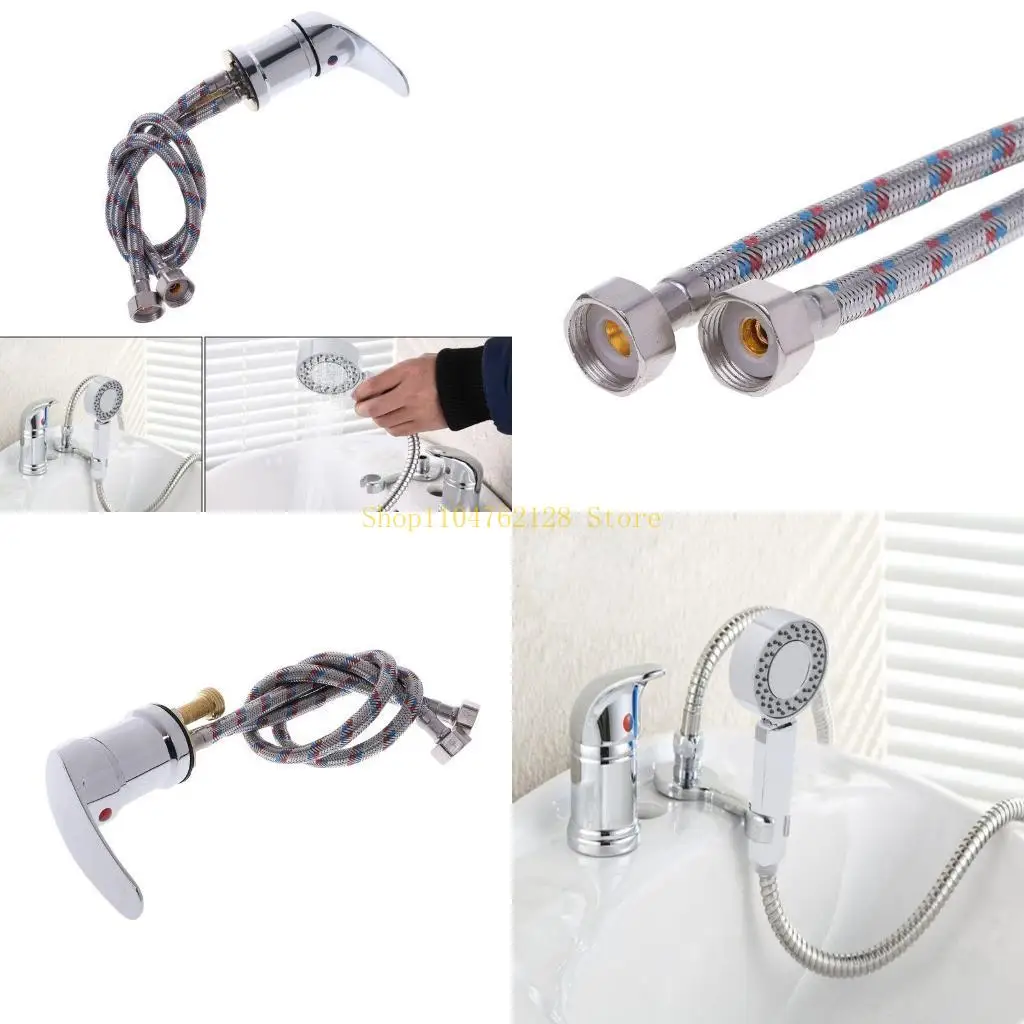 

50cm Zinc Alloy Hot & Cold Water Faucet Wash Hair Tap Mixing for Valve Beauty Sa best sale