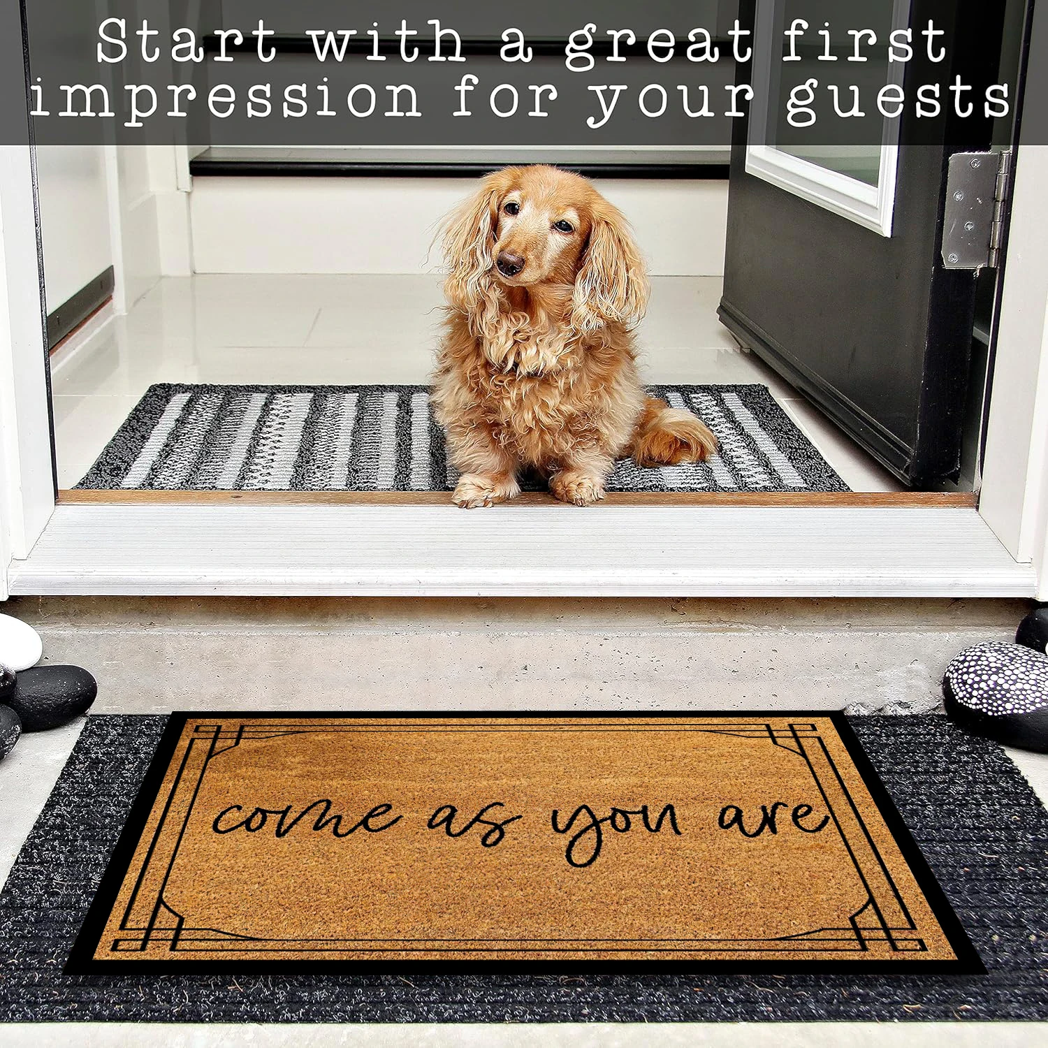 Come As You Are Door Mats For Floor Rubber Anti-Slip Funny Entrance Doormat Outdoor Carpet  Porch Sign Kitchen Rugs Home Decor