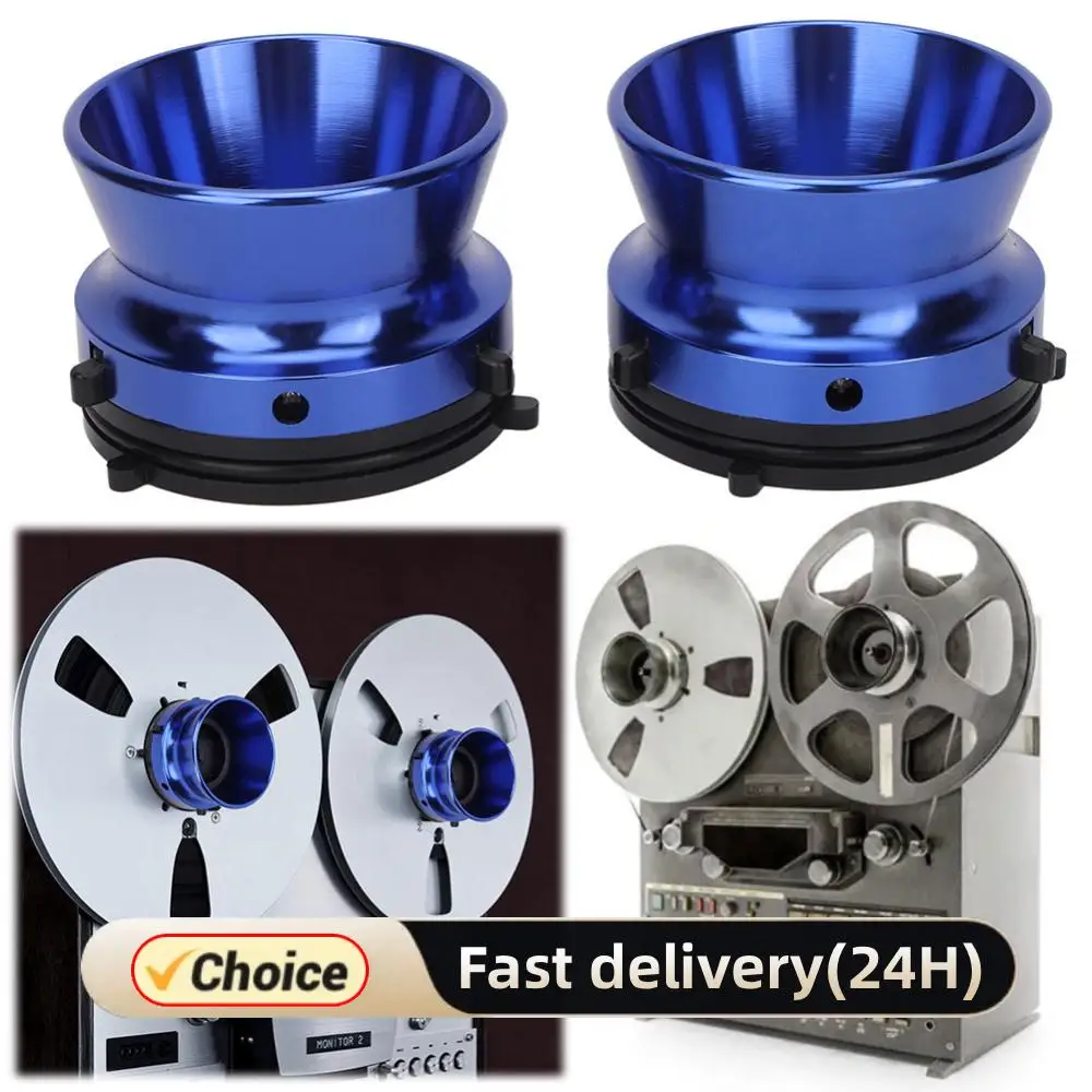 

1 пара 10-дюймовых открывателей из полированного алюминиевого сплава, универсальное загрузочное устройство, адаптеры ступицы катушки для Studer ReVox для Akai для Teac