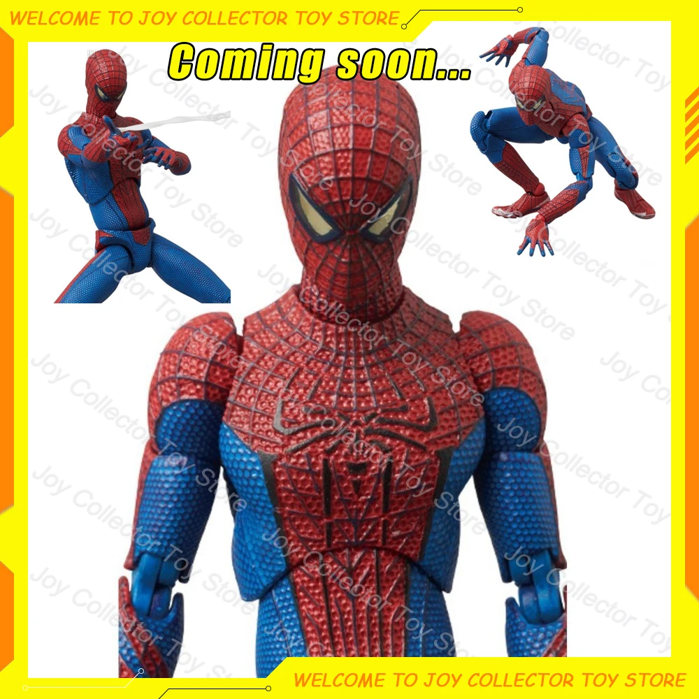 Ct Toys Spiderman Mafex 001 Figure Peter Parker Andrew Garfield GK Figurine Shf Spider-Man Action Figures Model Customized Toys