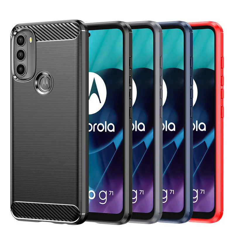 For Motorola Moto G71 5G Case For Moto G71 G51 G41 G31 G200 Cover Shockproof Soft Silicone Protective Bumper For Moto G71 Coque