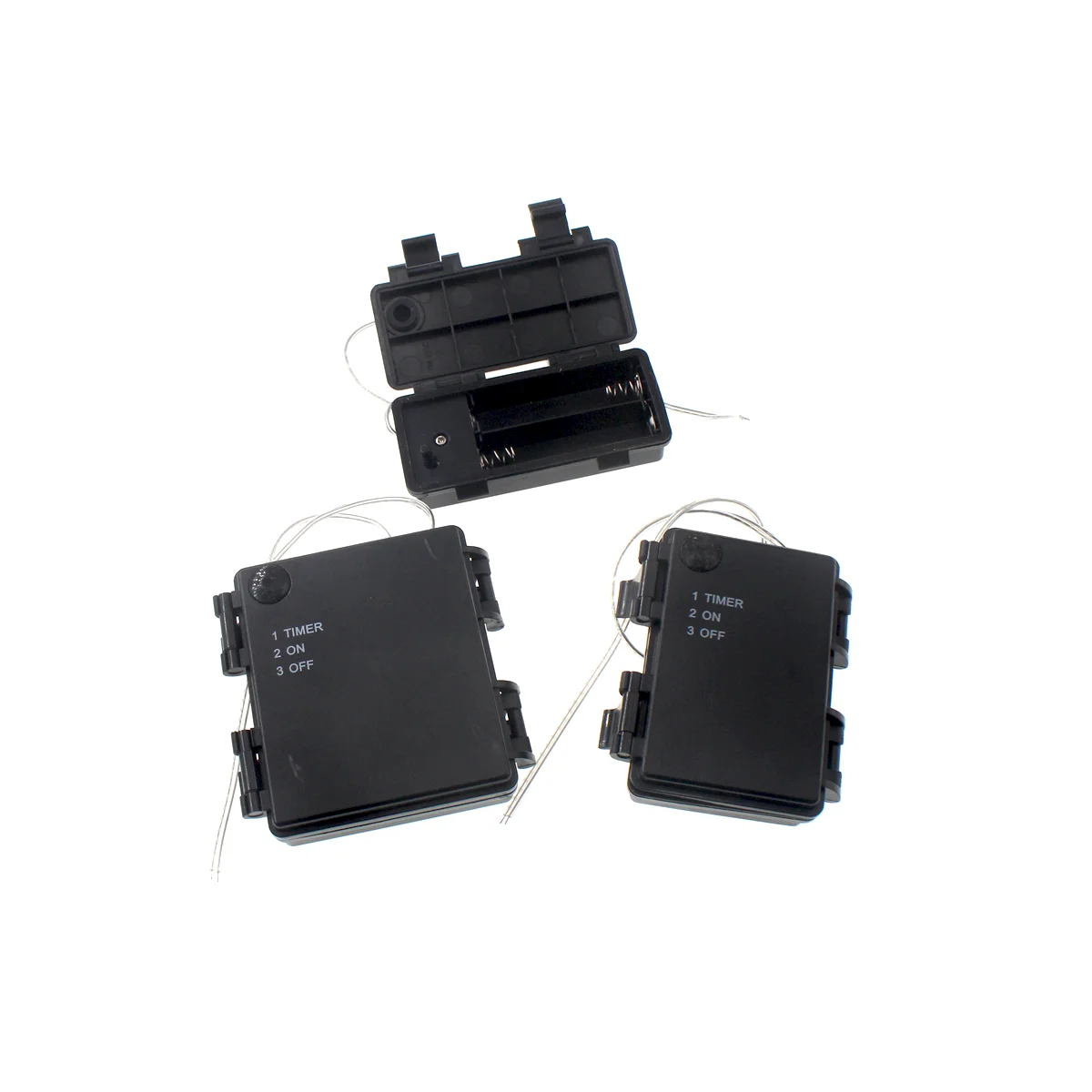 AA 3V No.5 waterproof and dustproof battery cartridge with timing function, 2X 3X 4X 2 3 sections 4 sections AA battery holde