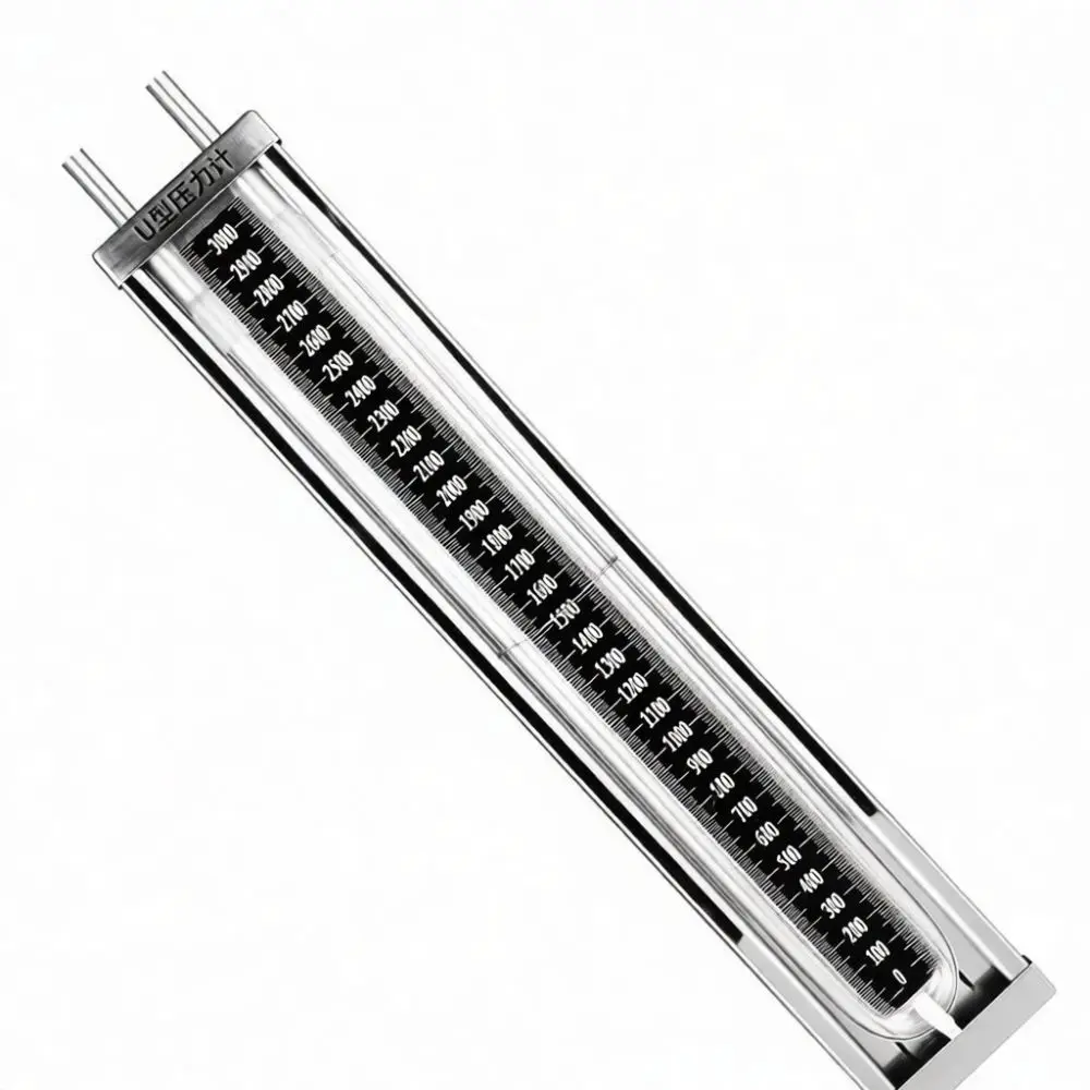 High Quality Stainless Steel U Tube Pressure Gauge Manometer Differential Meter For Gas Pipeline Monitoring Instrument