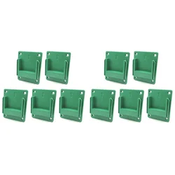 10Pcs Wall Mount Power Tool Holder Bracket for Hitachi/for Hikoki/for Metabo 18V Li-Ion Battery Machine Storage Rack