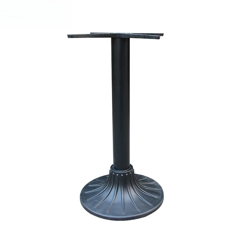 Cast iron concave chrysanthemum table foot, cafe simple furniture table, Chinese and Western restaurant table, dining table foot