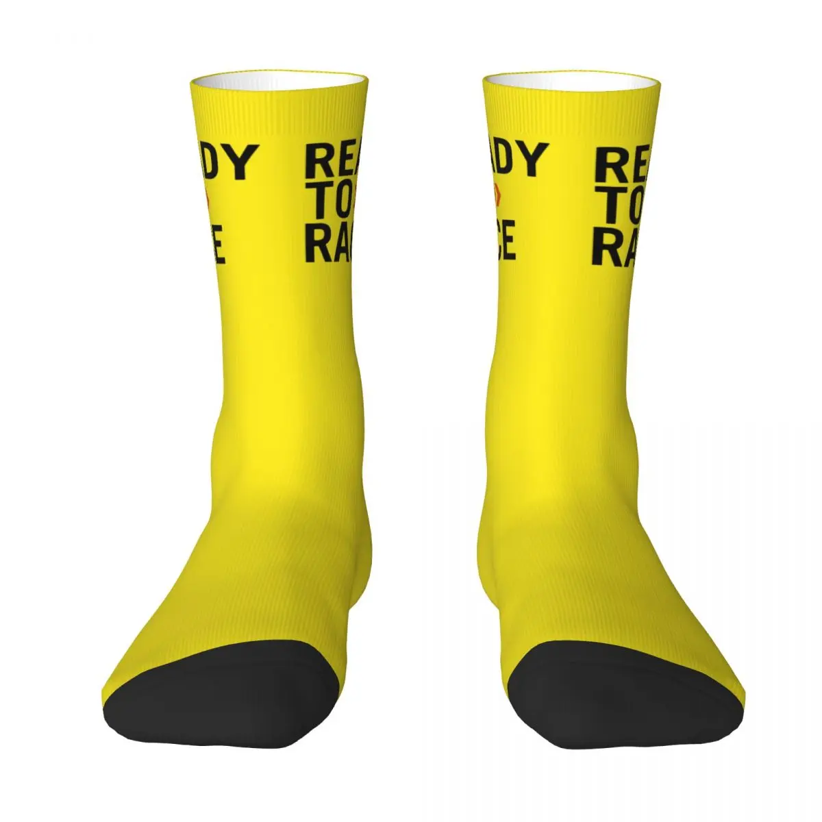 Best Seller To Race Merchandise Ready To Race Unisex Winter Socks Running Fun printing Socks Street Style Crazy Sock