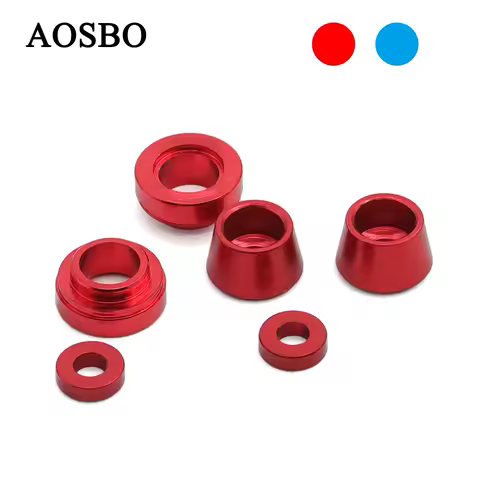 Metal Steering Knuckle Flange Sleeve Bushing Gasket for Tamiya TT02 TT-02 1/10 RC Car Upgrade Parts Accessories
