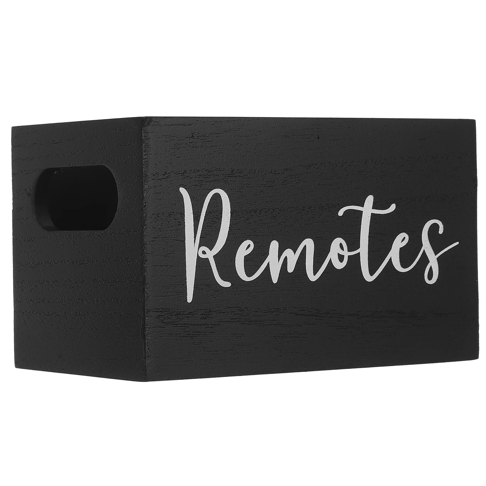 

Remote Control Storage Box Wooden Holder Desk ganizer Living Room Media Console Decor Remote Box With Compartments