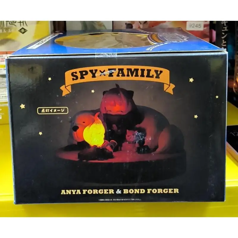 Bandai Spy X Family Anya Together Laughing Ichiban Kuji Action Figure Anime Collectible Toy Model Kit Display Figure For Fans