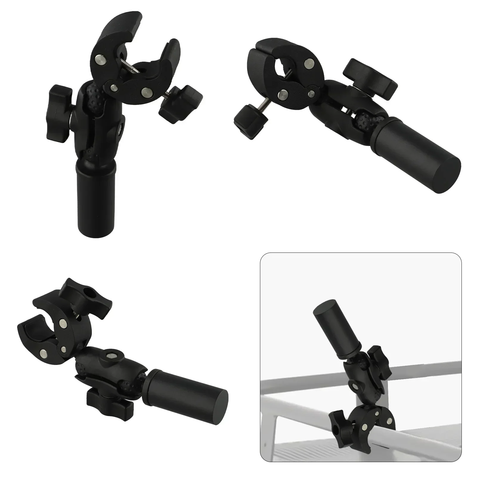 For Starlink Mini Mount Adjustable Clamp Mount For RV Ladder Guardrails Round Tube Power Clamp Replacement Parts