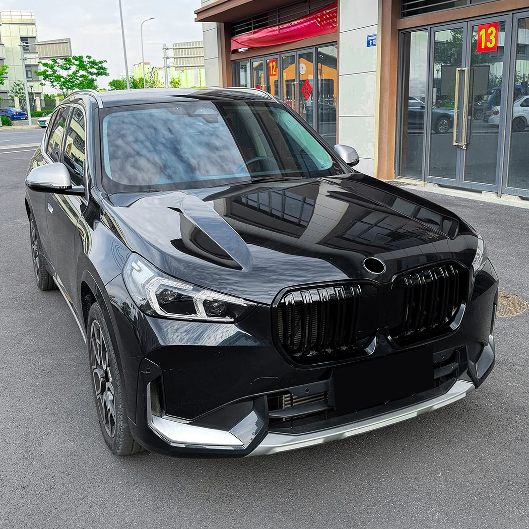 Race Gloss Black Sport Kidney Grille For BMW X1 IX1 U11 2023 2024 2025 2026 Parrilla Front Bumper Appearance Accessory