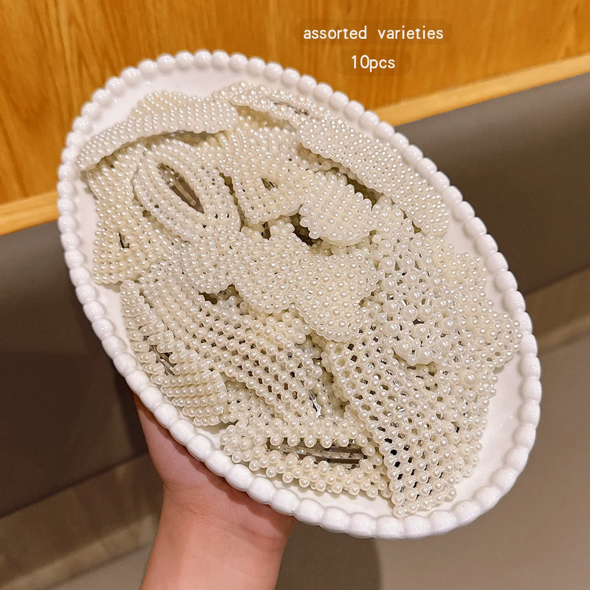 

10 модных, универсальных, простых, высококачественных заколок-клипс для волос, случайный выбор, подходят для повседневного использования в качестве аксессуаров для волос.