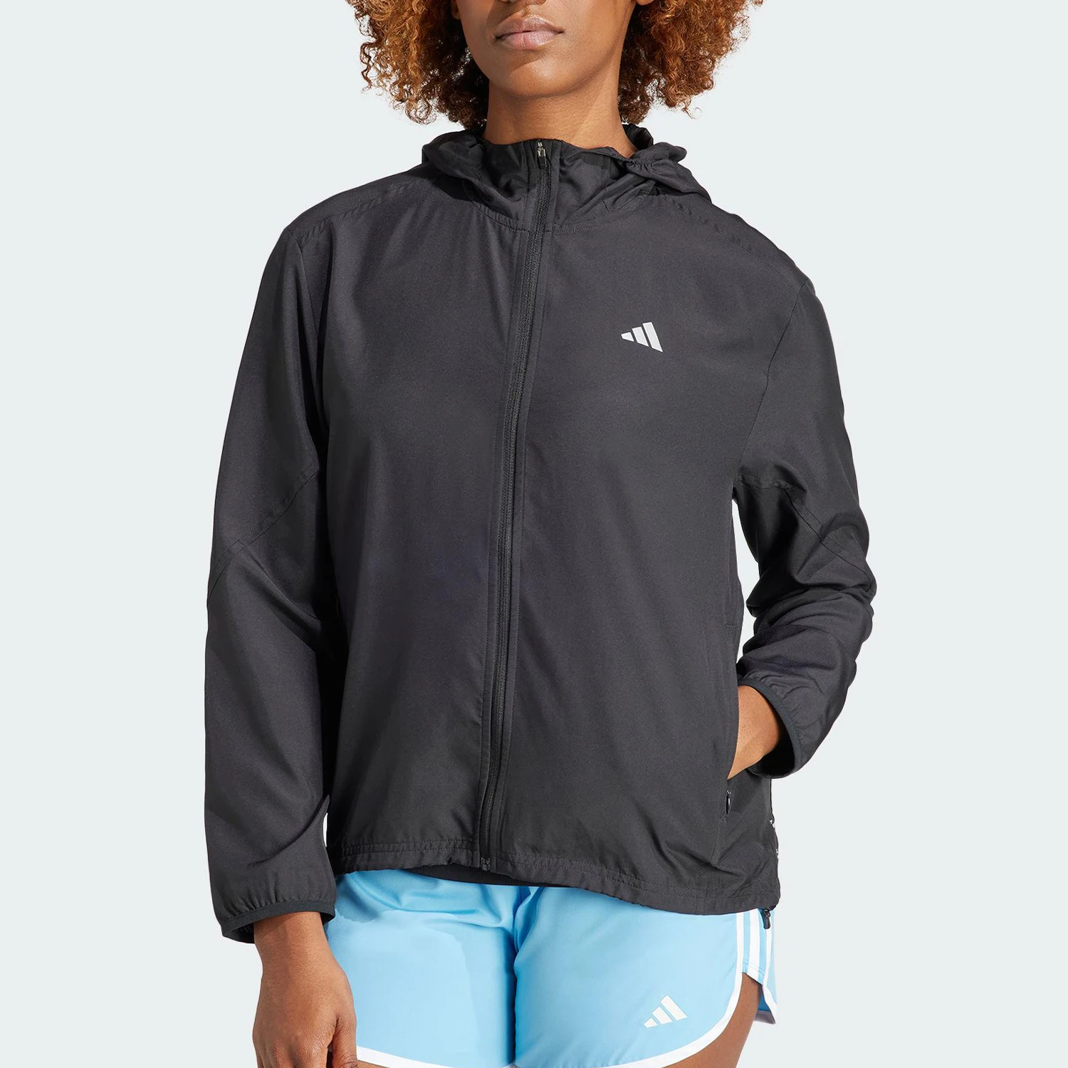 

Оригинальная женская спортивная классическая куртка с капюшоном Adidas 2025 года для бега IL7223