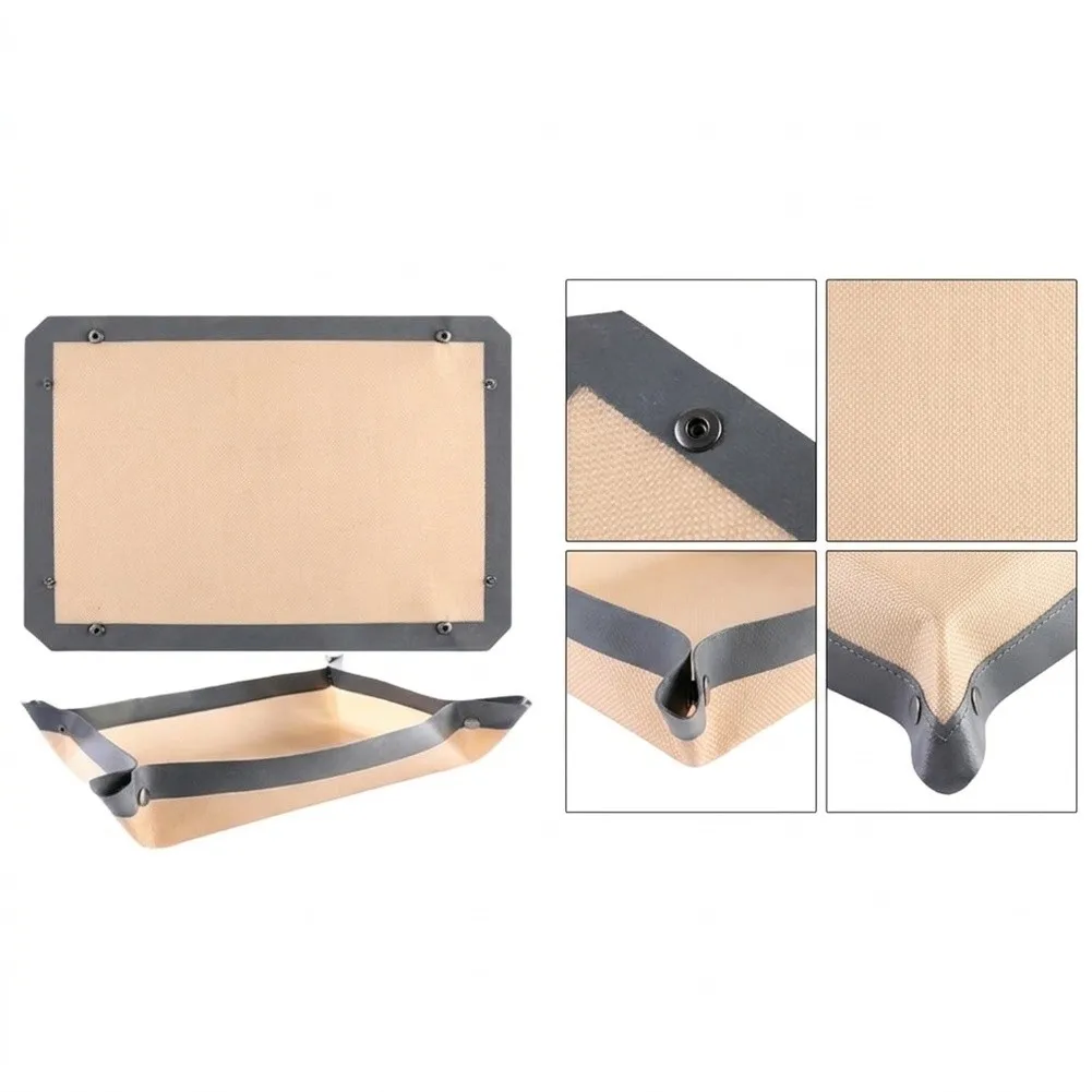 Efficient silicone baking mat for reducing waste from disposable liners while supporting practices Efficient silicone