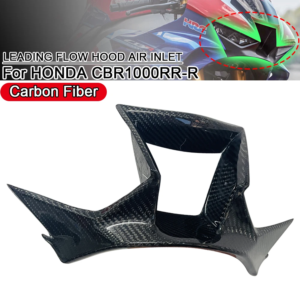 New For HONDA CBR1000RR-R Carbon Fiber Air Channel Air Ducts Central Parts Front Fairing Motorcycle Accessories Twill Gloss