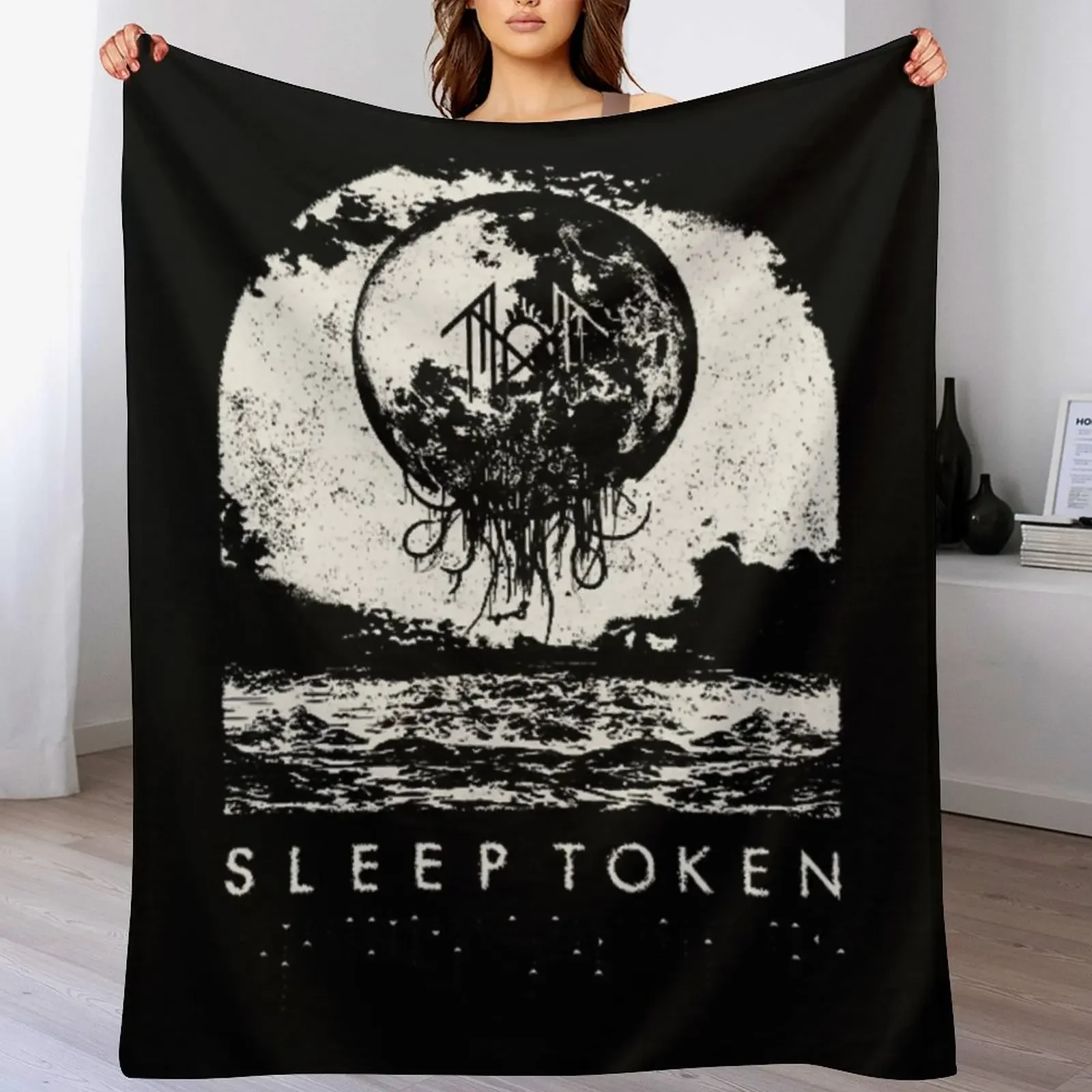 RUTKD -- SLEEPTOKEN -- PUNK Throw Blanket Luxury Designer Soft Plaid cosplay anime Large Blankets