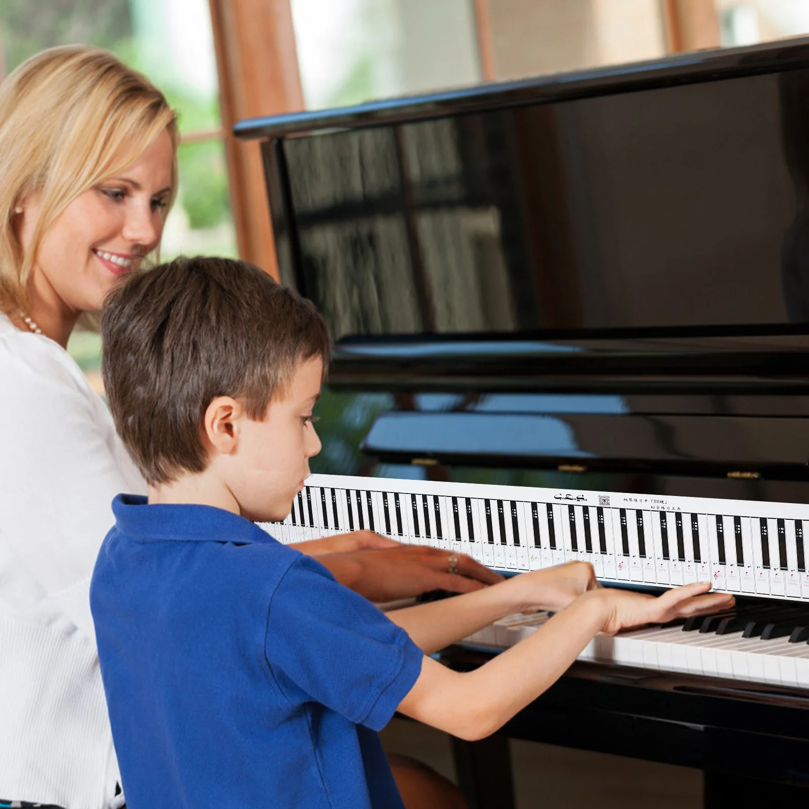 Piano Key Oefenblad Toetsenbord Vergelijkingspapier 88-toetsen Grafiek Hulp Simulatie