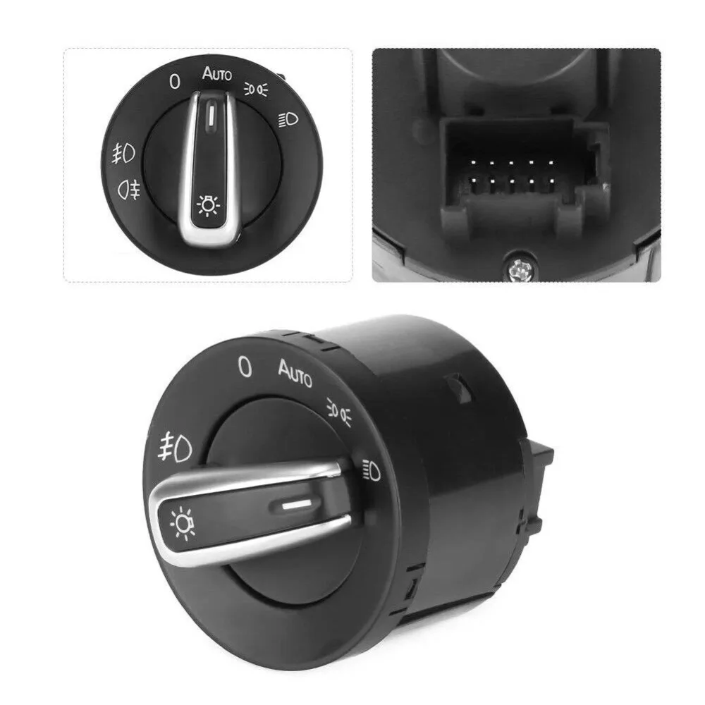 Pour VW Golf MK 5 6 Plus Jetta 3 Touran Tiguan Caddy Passat B6 CC lapin 5ND941431B 3C8941431A Chrome phare antibrouillard interrupteur