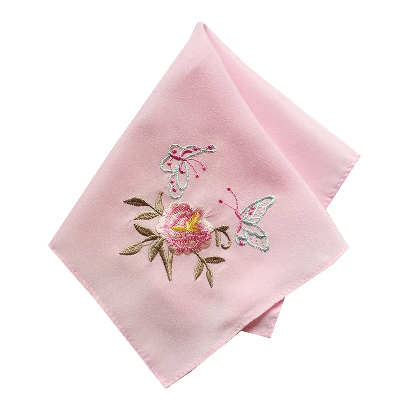 2024 chinese embroidery dance hanfu accessories women handkerchief portable napkin cleaning towels handkerchief traditional gift