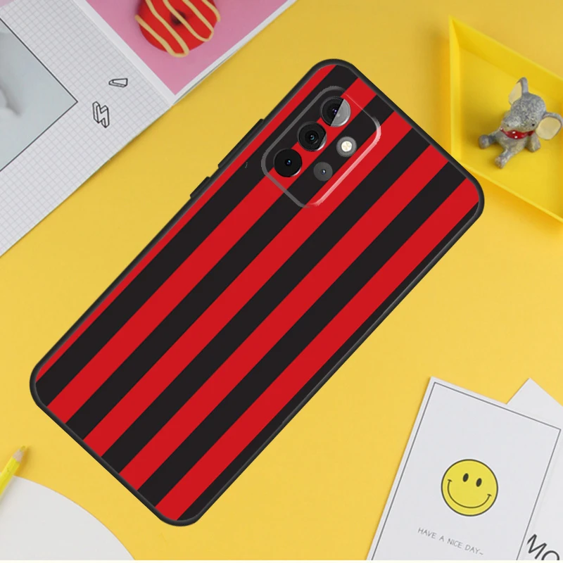 Milan Stylish Stripe Design Cover For Samsung Galaxy A34 A35 A14 A15 A25 A53 A33 A13 A52 A32 A12 A51 A71 A54 A55 Case