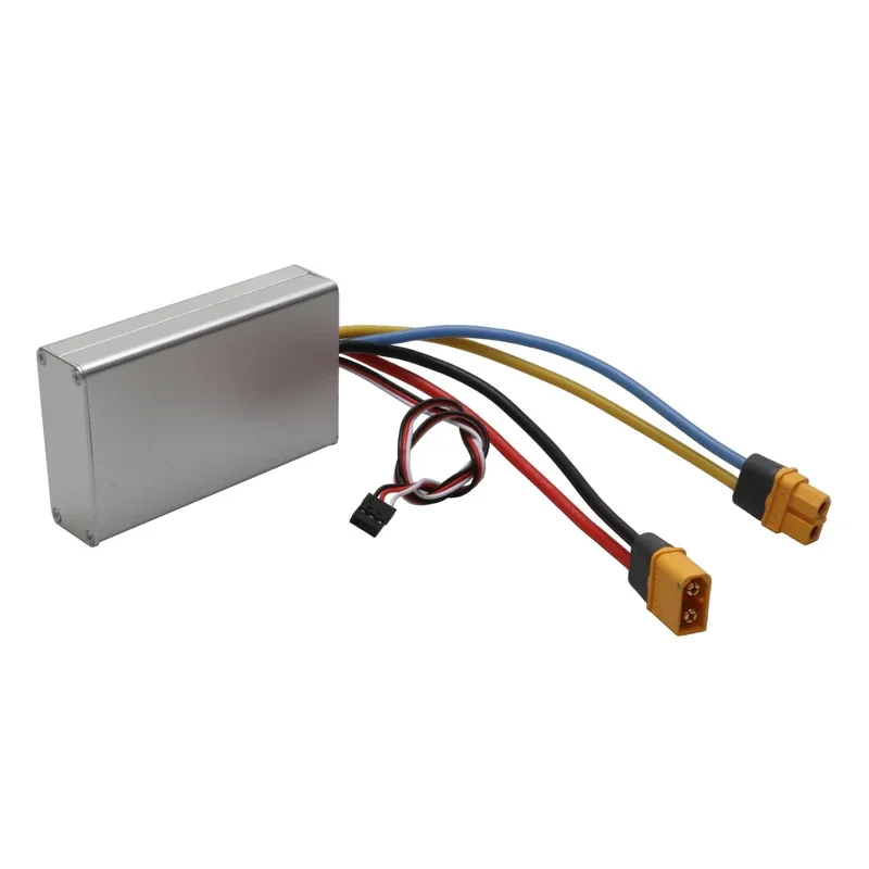 1PCS 24V 36V 48V Bidirectional Brushed ESC 3S-13S 60A Crawler Motor Electric Speed Controller with XT60 Plug for RC Electric Car