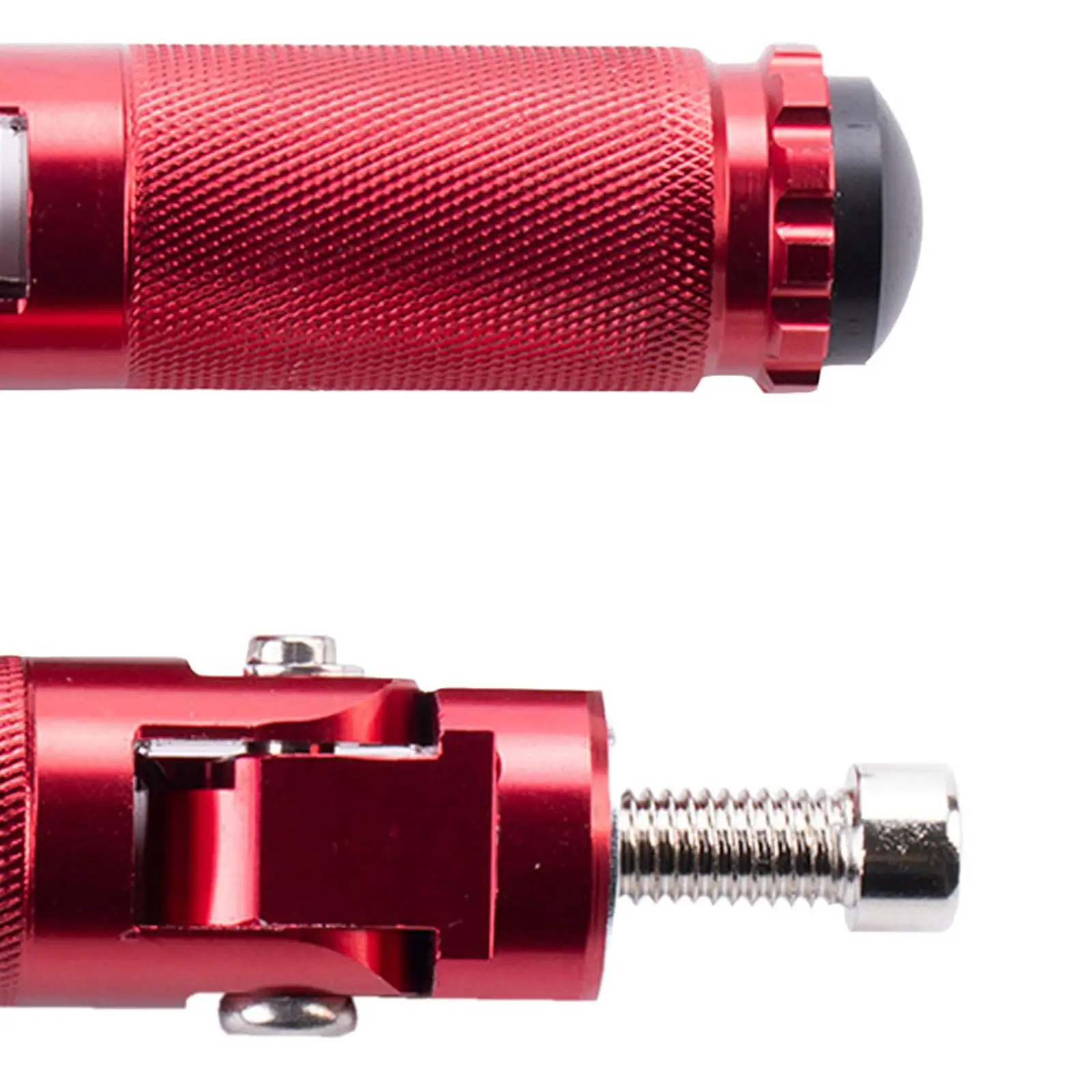 

Motorcycle Folding Rear Passenger Foot Pegs Anti Slip Aluminum Footrest Accessories for Touring and Cruiser Bikes