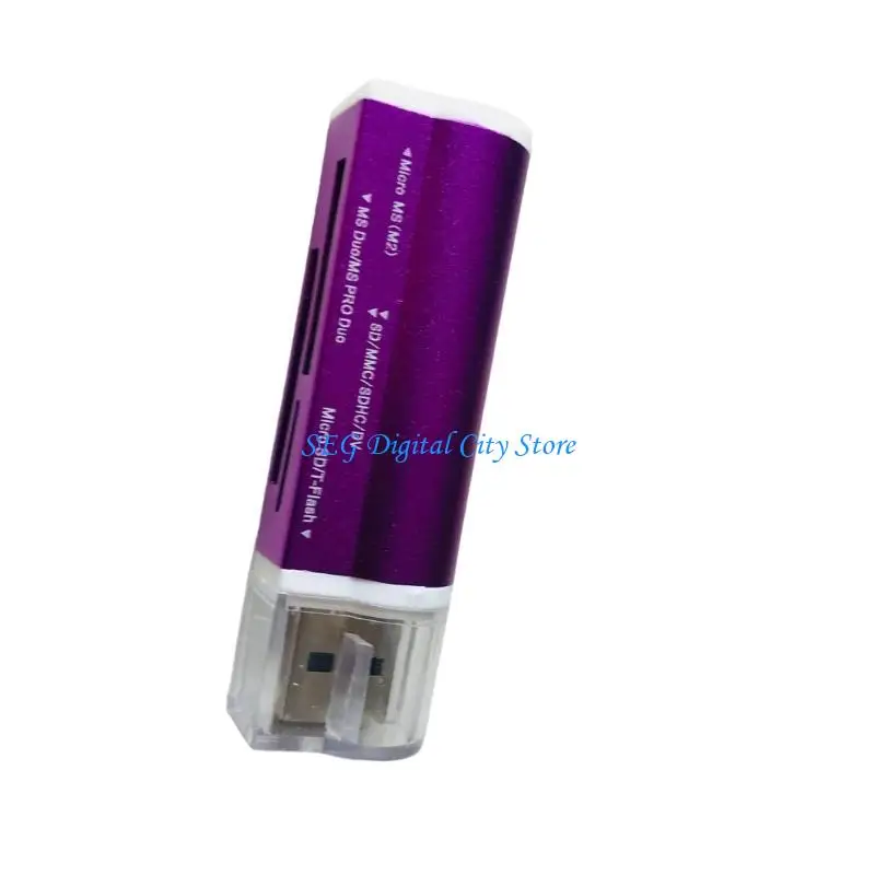 U75B All In1 Remement Card Reader USB Writer для MicroSDS MS M2S SDHCS Камеры карты