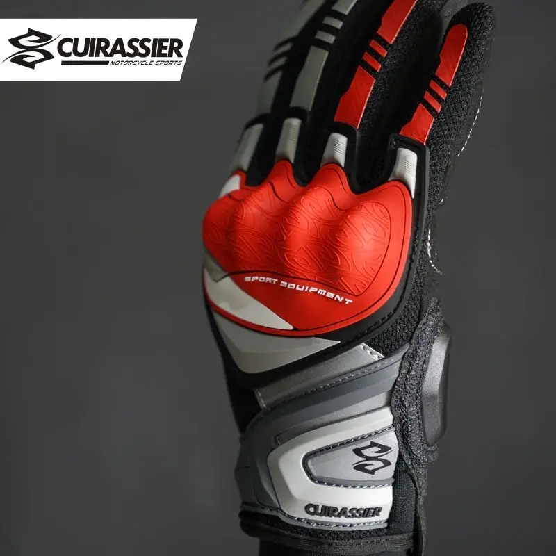 

Cuirassier Touchscreen Reflective Motorcycle Full Finger Protective Gloves Protective Racing Biker Riding Motorbike Motocross