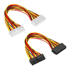 ATX 24 Pin Male to 24Pin Female Power Supply Extension Cable Internal PC PSU TW Power Lead Connector Wire 30CM 1PC Drop Ship