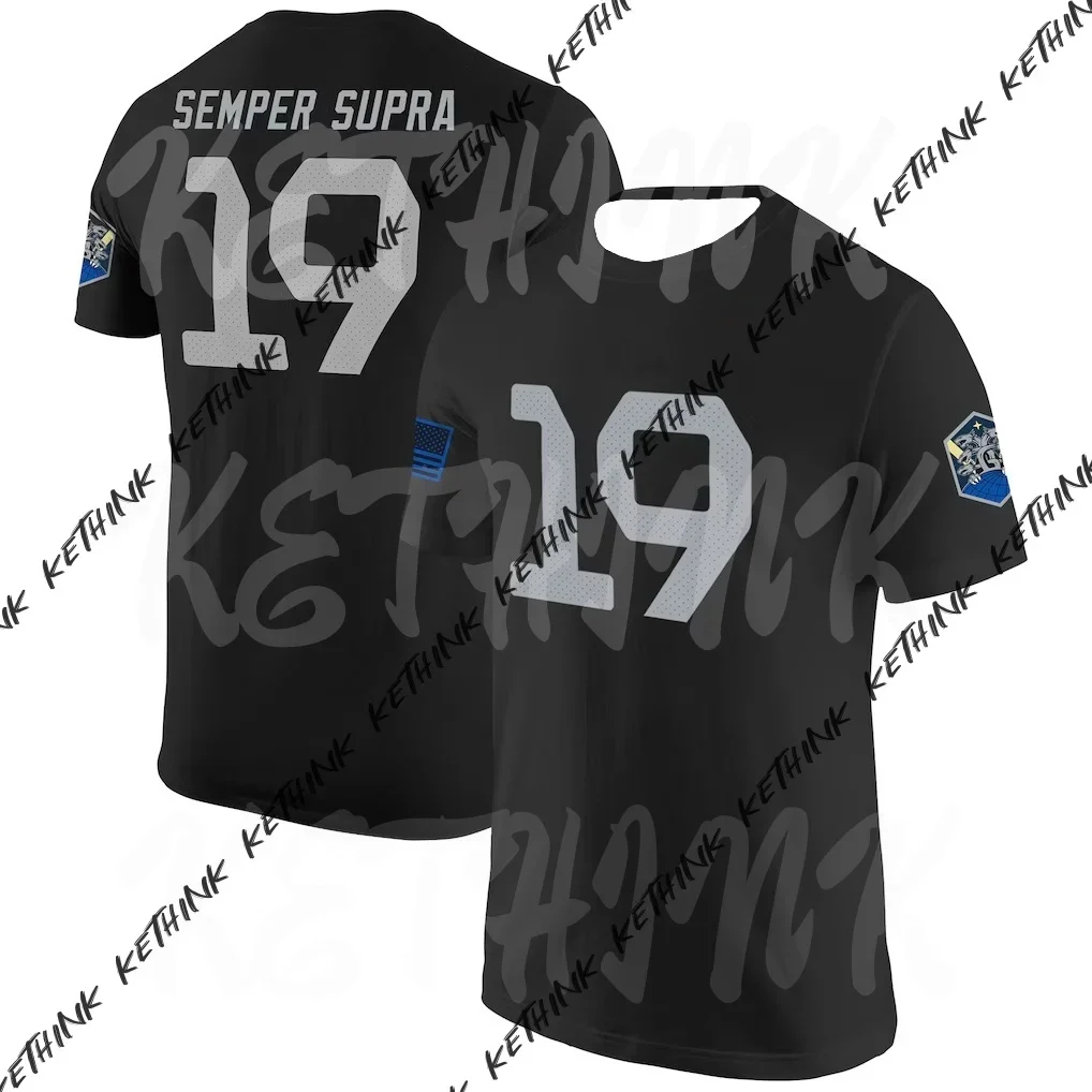 

#1 Airforce Falcons Space Force Rivalry Replica Jersey Men's Outdoor Sports Casual T-Shirt Comfortable Quick Drying Short Sleeve