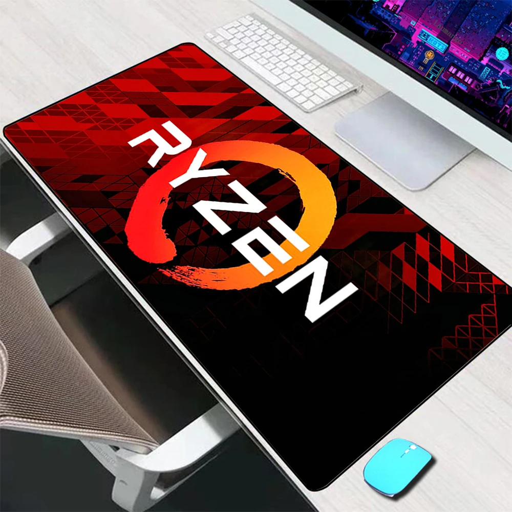 RYZEN Mouse Pad Large Gaming Accessories Mouse Mat Keyboard Mat Desk Pad XXL Carpet Computer Mousepad PC Gamer Laptop Mausepad