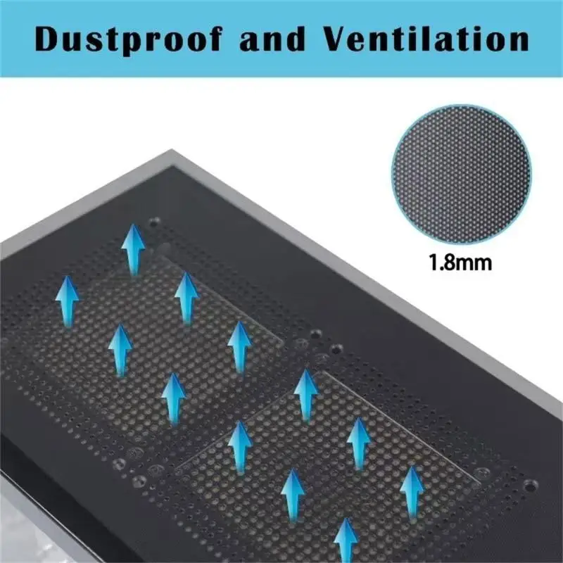 652F 2 قطعة مرشحات الغبار حالة الكمبيوتر مروحة المتكلم غطاء غبار شبكة حامي 50x100 سنتيمتر #5