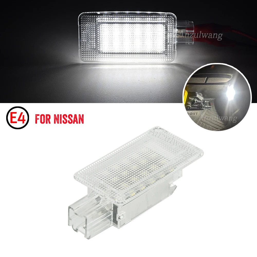 1x Led Interior Boot Trunk Luggage Compartment Light For Nissan Juke Leaf 11-17 Murano 15-21 Rouge 14-19 Versa 07-12 26490-ED000