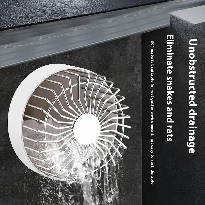 

Stainless Steel Roof Floor Drain Outdoor Balcony Drainage Cover Useful Rooftop Rain Pipe Cap Drainage Plumbing Fitting