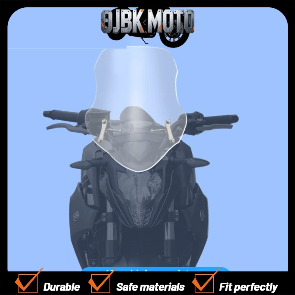 

【Perfect fit】For CFMOTO 400NK Windshield Spring Breeze 650NK Windshield Rainproof Panel Front Windshield Accessories