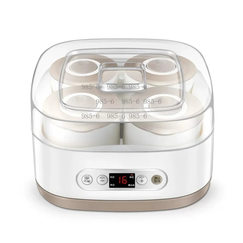 Ceramic Tank Multifunction Slow Cooker 2L Professional Natto Fermentation All‑in‑One Machine For Yogurt Rice Wine Natto Making