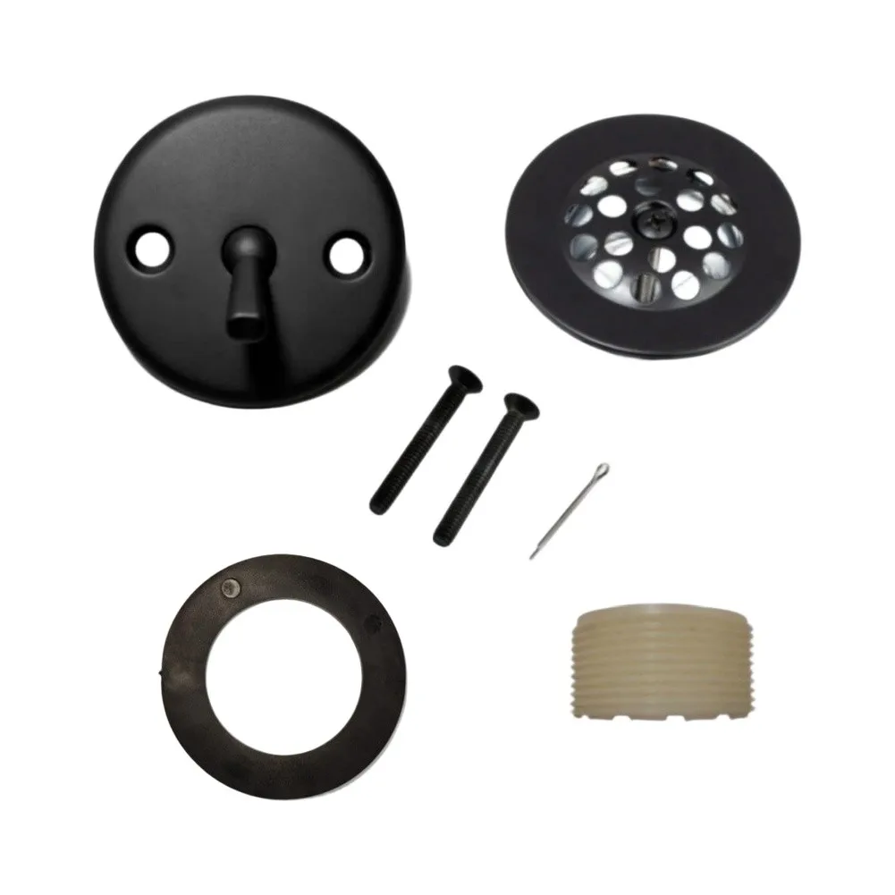 Bathtub Drain Tub Trim Set With Trip Lever Overflow Plate Bathroom Tub Drains Replacement Conversion Tub Drain Kit