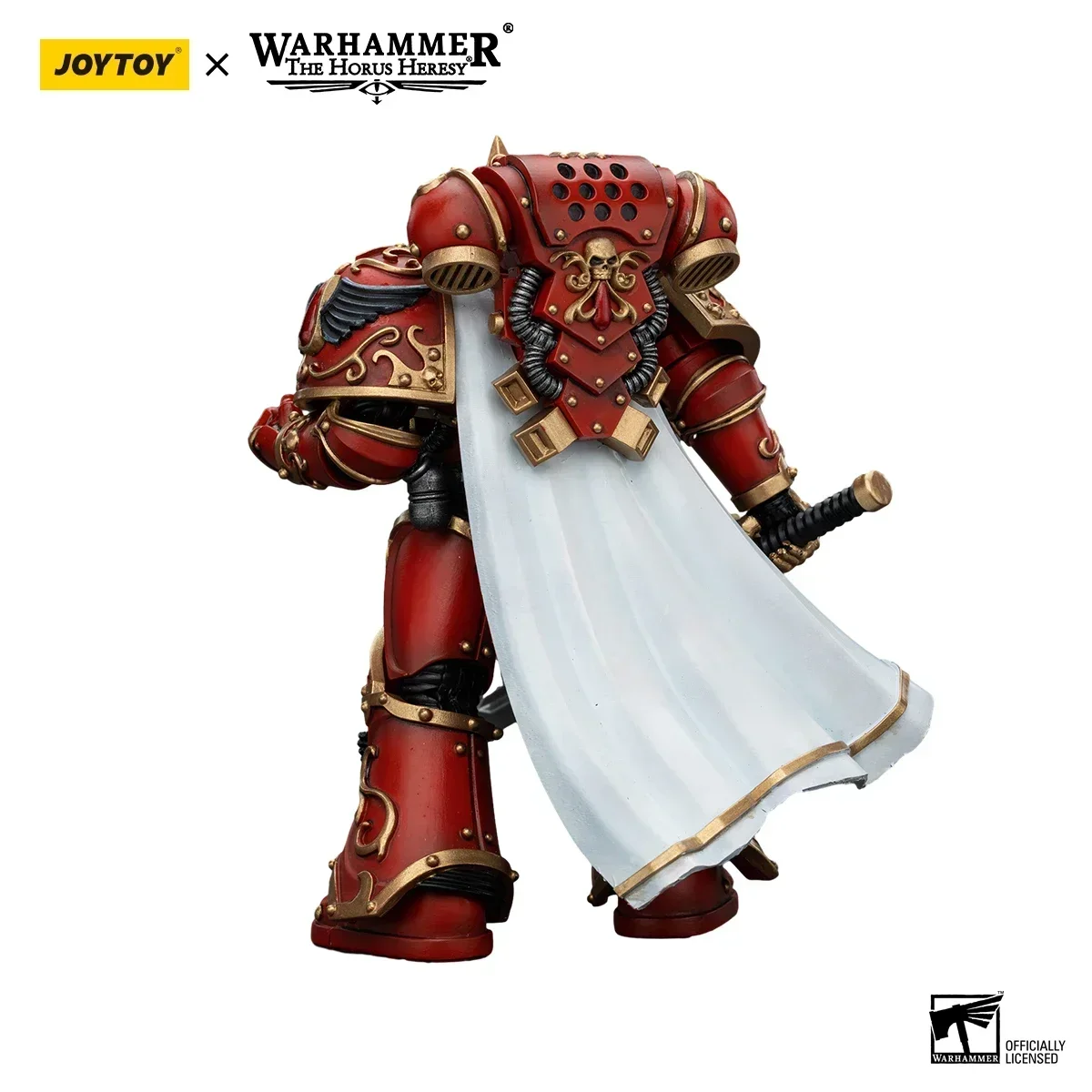 JOYTOY Warhammer 30K 1/18 Anime Figurine Blood Angels Legion Praetor with Paragon Blade Action Figure Collection Model Toys Gift