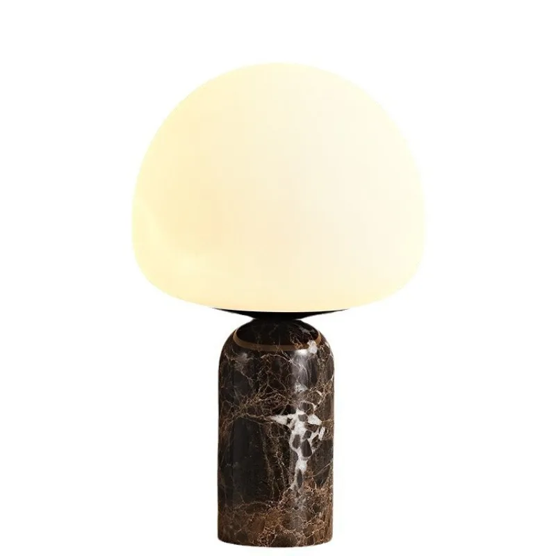 Nordic living room hotel marble table lamp medieval simple bedroom study bedside villa model room decorative table lamp
