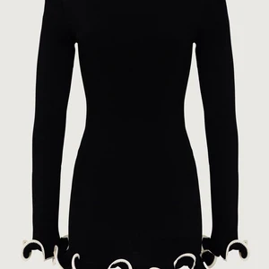 Mini weibliches Netzkleid mit Rüschen hohe Taille, elegantes dünnes Partykleid, gerade Maschen, weiblicher Pullover, Sommermode 8 Hauptverkäufe Kurzkleid formell - №4