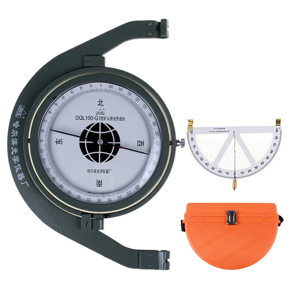 Suspended Compass Suspended Mining Compass Plastic Gradiometer Antimagnetic Mine Hanging Compass With Tilt Gauge