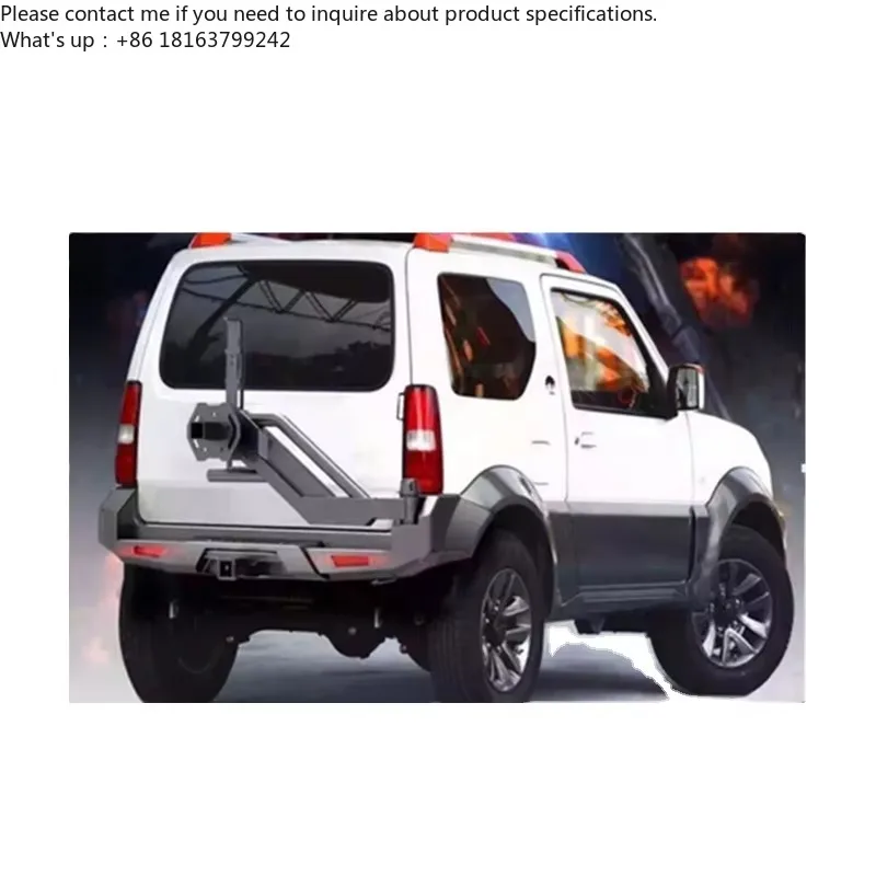 

Maiker SUV Rear Bumper with Tire Carrier for Suzuki Jimny 1998-2018 4X4 Bumper Accessories