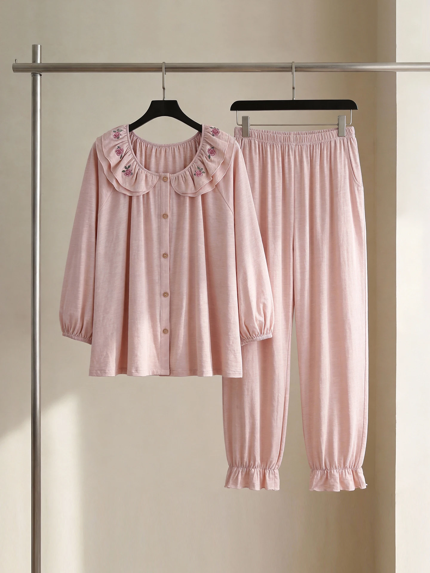 

Женская домашняя одежда SPTIGHT из чистого хлопка с длинным рукавом, винтажный дизайн, удобная трикотажная ткань, подходит для улицы