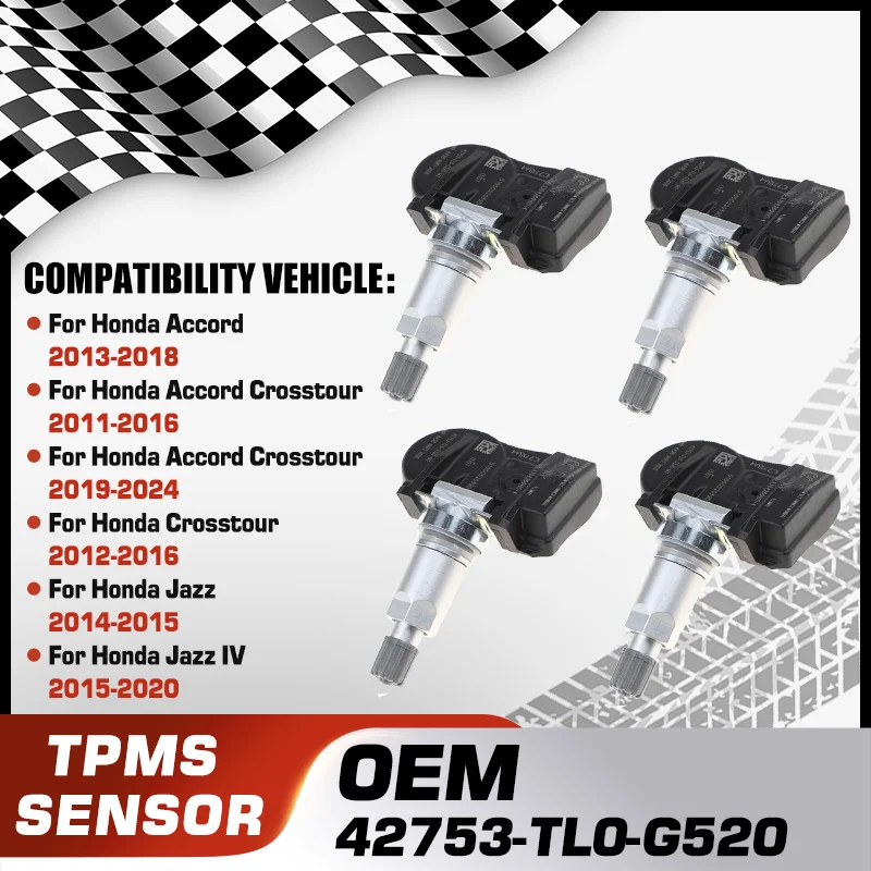 

Tire Pressure Monitoring System For Honda Accord Honda Accord Crosstour Honda Crosstour Honda Jazz Honda Jazz IV 42753-TL0-G520