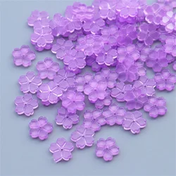 30Pcs/lot 12MM Sakura Flower Colorful Lampwork Loose Glass Beads For DIY Jewelry Making Handmade Material Accessories Wholesale
