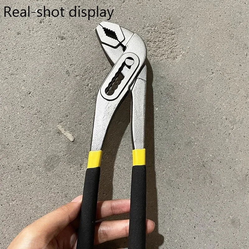 1Pc Quick Release Water Pipe Pliers Multifunctional Adhesive Pump Pliers Industrial Grade Electrician Tool, Maintenance Tools