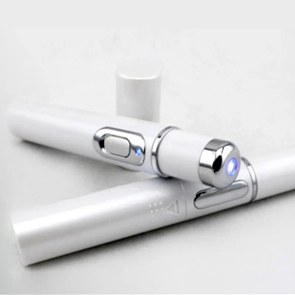 2024 New Kd-7910 Acne Laser Pen Machine Blu-Ray Acne Pen Portable Wrinkle Toxin Removal Treatment Massage Stainless Pen Massage