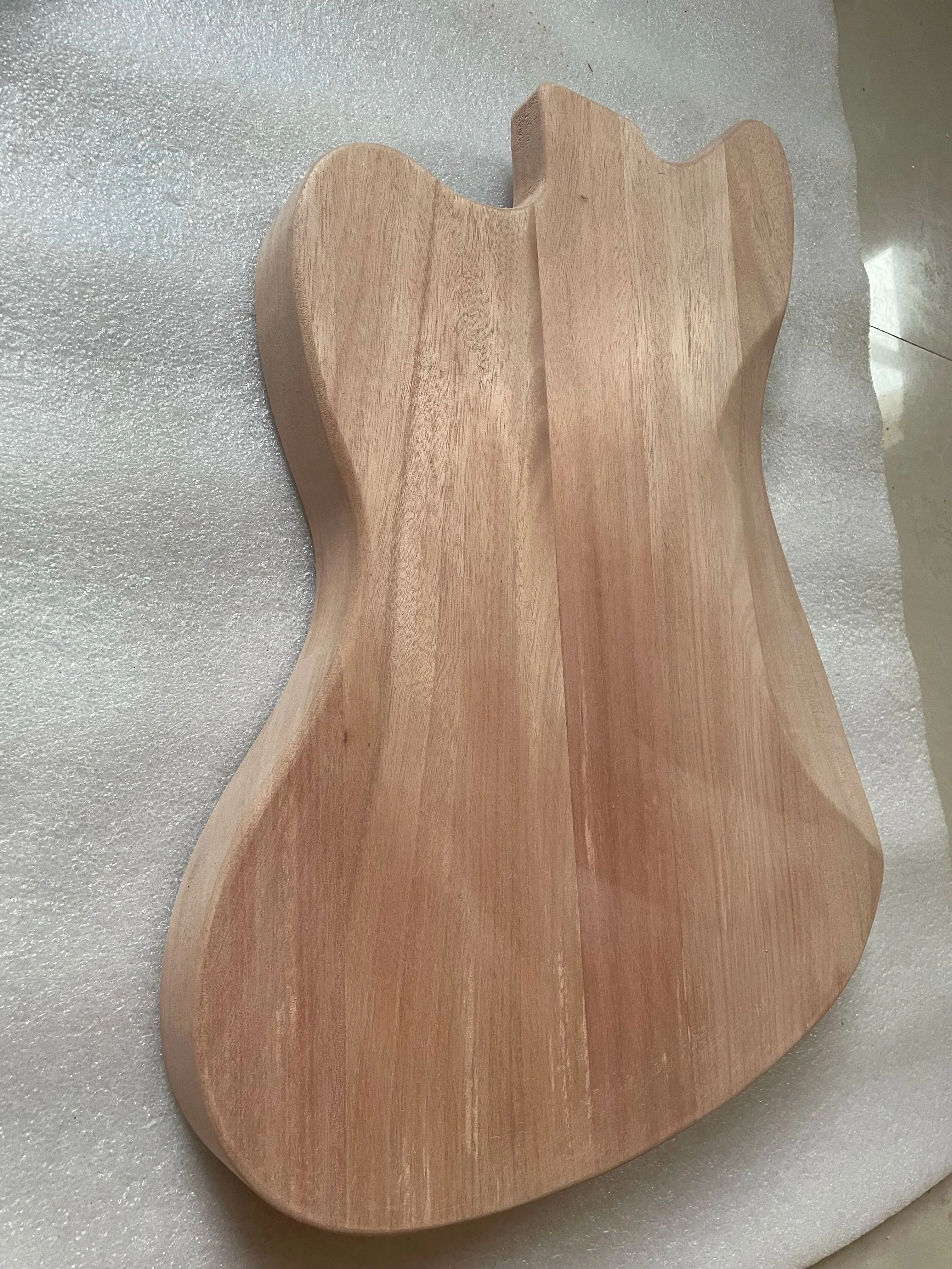 Semi Finished Electric Guitar Body, DIY Guitar Part, Mahogany Wood Barrel, No Paint, High Quality, JM Style,5.65cm Pocket