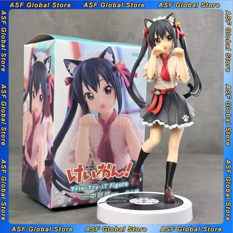 

22 см новая аниме-фигурка K-ON Nakano Azusa Hirasawa Yui, периферийная модель, статуя красивой девушки, настольные украшения, подарки, игрушки